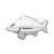 Delphin carp 3d matrica króm-króm 110977621