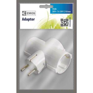 Emos T-elágazó Aljzat - P00242 125507854 - Csatlakozó és kiegészítő