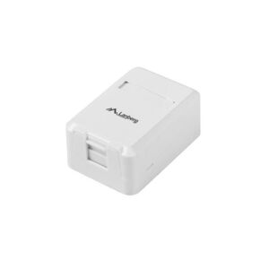 LANBERG OK1-0001-W Puszka natynkowa dla keystone 1 port (OK1-0001-W) 135503440 - Akcesoria do modułu Keystone