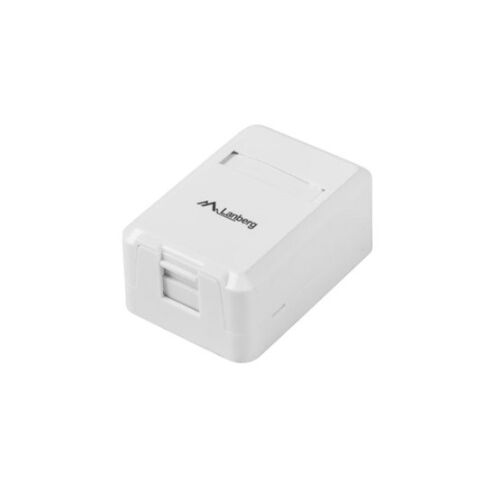 LANBERG OK1-0001-W Surface-mount box for keystone 1 port (OK1-0001-W)