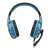Fury Hellcat gaming headset with microphone, blue, top view