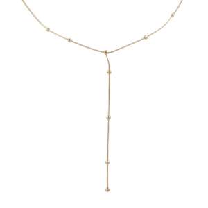 NST2095 Sebészeti acél aranyozott nyaklánc