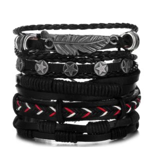 Lista férfi karkötő készlet - 5 az 1-ben