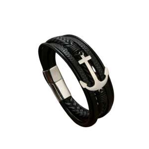 Férfi karkötő Francisco - fekete