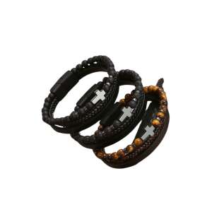 Férfi karkötő Emilio - fekete