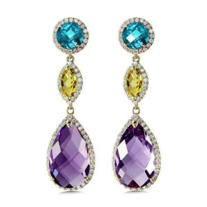 Fülbevaló Calista cirkóniával