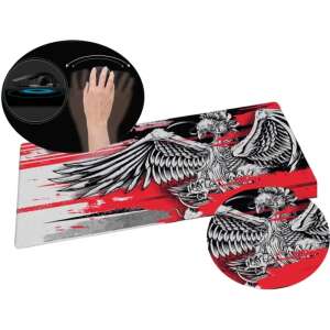 XXL Gaming Egérpad Dragon Design, 90x40 cm, Vízálló, Gumírozott alsó