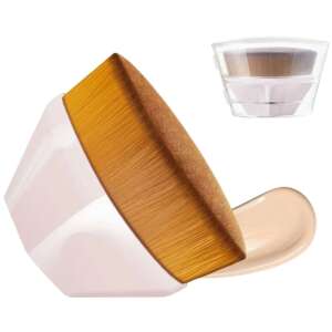 Professzionális krémkefe, szintetikus sörték, műanyag nyél, 6 cm x 4,2 cm