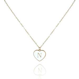 14k aranyozott rozsdamentes acél nyaklánc, fényes arany, méretei 40+1,5 cm