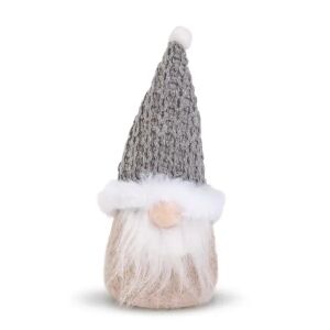 Bewello Karácsonyi skandináv manó, 17 cm, szürke sapka - Bewello