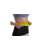 Woman wearing a neoprene fitness belt for training, size M, black