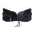Back view of black push up bra with adjustable straps, invisible under clothing