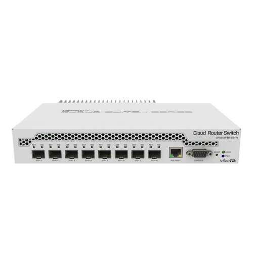 Mikrotik CRS309-1G-8S+IN Cloud Router Switch Vorderansicht