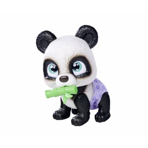 Pamper Petz Panda - Jucărie interactivă de pluș cu bambus de la Simba Toys