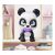 Pamper Petz Panda cu suzetă - Jucărie interactivă de pluș de la Simba Toys