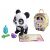 Panda PAMPER PATZ, Simba, jucarie interactiva, functie de baut, schimbare de culoare, 15x18x22cm 133409407