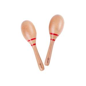 Maracas din lemn Classic World pentru copii, jucărie instrument muzical - Nonbrand Instrumente muzicale de jucarie