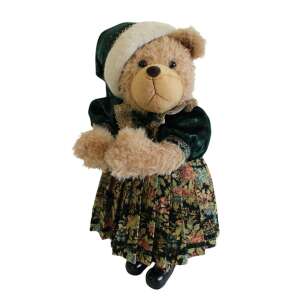 Smaragdzöld karácsonyi Medve Lány dekoráció 52cm 110997819 - Nonbrand Karácsonyi dekoráció