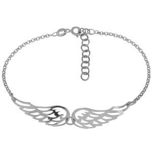 Brățară argint Angyalszárny cu talisman aripă de înger - Brățări dame