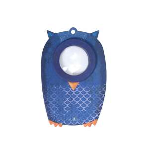 Bagoly nagyító, Londji, kék bagoly alakú nagyító gyerekeknek, oktatójáték - Londji