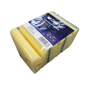 Balenie drhnúcich húb so zeleným drhnúcim povrchom, malé - QLEANUP (3 hubky) 111005355 - Umývanie riadu