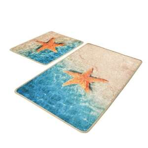 Chilai Home többszínű fürdőszobaszőnyeg szett tengericsillag mintával - Fürdőszoba bútor