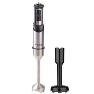 Oliver Voltz OV51112L, 1200W, blender cu 2 viteze, Cutit otel, Inox / negru