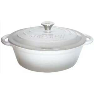 Oală din fontă Kinghoff KH 1521, 4 litri, 24 cm, emailat, inducție, gri 111006211 - Oale