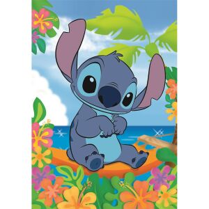 Imagine puzzle Disney Stitch Tropical, puzzle 104 piese - Puzzle 3D & Puzzle cu burete