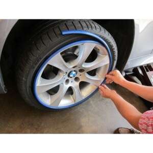 Instalare protectie janta neagra AVEX pe roata auto - Instrument de îngrijire a mașinii