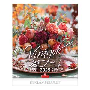 Falinaptár CSG 300x340mm álló Virágok 2025. 111010416 - Irodai kiegészítő