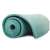 Green yoga mat, 60x180cm, with carrying strap, rolled up