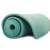 Green yoga mat, 60x180cm, with carrying strap, rolled up