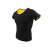Black short sleeve neoprene fitness shirt for men, size XXL
