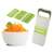 Răzătoare de legume 4in1 feliere tocător magnet 102853806