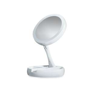 LED-es Forgatható Asztali Nagyító Tükör - 12.5cm