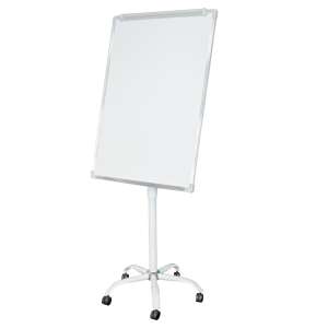 Gurulós mágneses, műanyag flipchart tábla 70x100 cm
