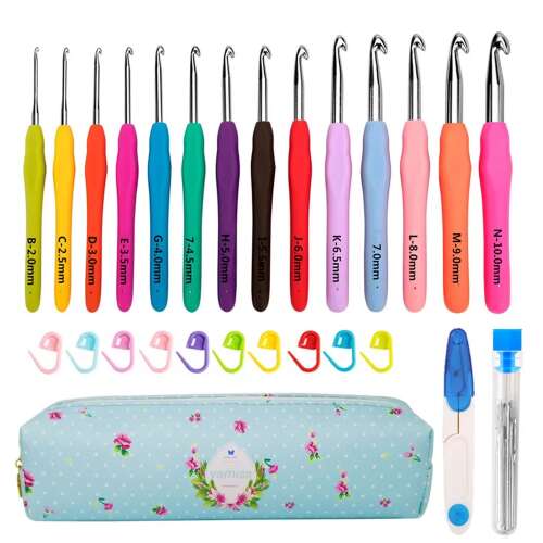 Háčkovacia sada s príslušenstvom v puzdre