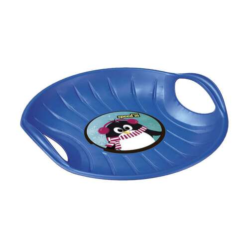 Moni Speed m kék hócsúszka pingvin mintával