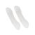 Pair of clear silicone gel heel grips, anti-slip shoe inserts
