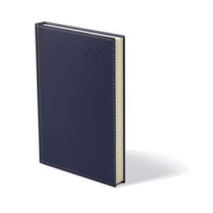 TOPTIMER Kalender, Planer, A5, täglich, Kunstleder, TOPTIMER, "Business", blau 111032362 - TOPTIMER