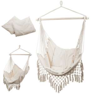 Collage des Brazil Beige Hängesessels mit Kissen - Garten