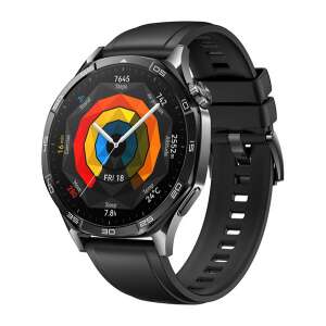 HUAWEI Watch GT 5 46mm fekete okosóra színes kijelzővel - Okos eszköz