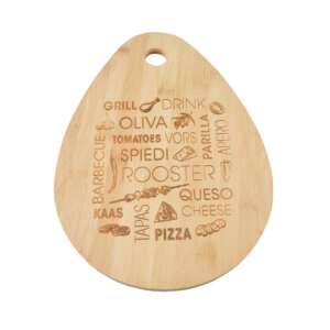 Perfect Home Tăblie de tăiat și servit din bambus 35*25 cm 111033127 - Perfect Home