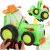 Crazy Car RC Jumping Tractor - Green, remote control in use