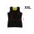 Čierna neoprénová fitness vesta pre mužov, veľkosť XXL, s rozmermi