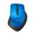 Vedere de sus a mouse-ului wireless albastru Asus WT425