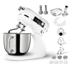 Salente DigiChef 6-in-1 Küchenmaschine mit Zubehör - Handhäcksler und Küchenroboter