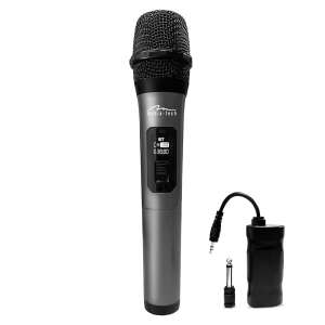 Media-Tech MIC HERO Wireless Karaoke Microphone with receiver and adapters - Microphone