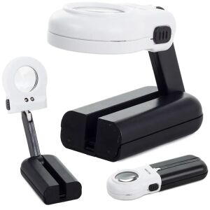 Colaj cu Lupă de citit cu LED, mărire 16x - Papetărie & articole birou